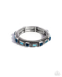 Paparazzi "Inevitable Industry" Blue Bracelet Paparazzi Jewelry