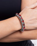 Paparazzi "Inevitable Industry" Red Bracelet Paparazzi Jewelry