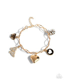 Paparazzi "Lullaby Lucky" Gold Bracelet Paparazzi Jewelry