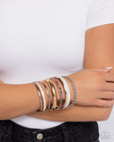 Paparazzi "Smoldering Stack" Multi Bracelet Paparazzi Jewelry