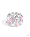 Paparazzi "Affixed Appeal" Pink Bracelet Paparazzi Jewelry