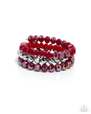 Paparazzi "Memorable Makeover" Red Bracelet Paparazzi Jewelry