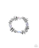 Paparazzi "Reflective Ritardando" Silver Bracelet Paparazzi Jewelry