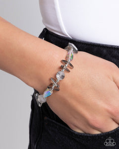 Paparazzi "Reflective Ritardando" Silver Bracelet Paparazzi Jewelry