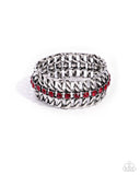 Paparazzi "Secure Shimmer" Red Bracelet Paparazzi Jewelry