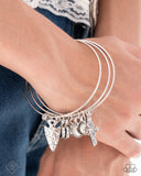 Paparazzi "Chief of Confidence" Silver Fashion Fix Bracelet Paparazzi Jewelry