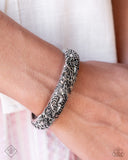 Paparazzi "Enchanting Entrant" Silver Fashion Fix Bracelet Paparazzi Jewelry