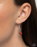 Paparazzi "Valentines Vibe" Red Choker Necklace & Earring Set Paparazzi Jewelry