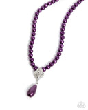 Paparazzi "Eternal Elegance" Purple Necklace & Earring Set Paparazzi Jewelry