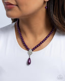 Paparazzi "Eternal Elegance" Purple Necklace & Earring Set Paparazzi Jewelry