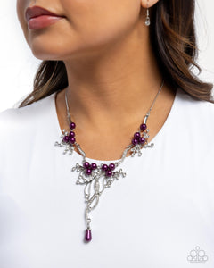 Paparazzi "Grapevine Getaway" Purple Necklace & Earring Set Paparazzi Jewelry