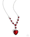 Paparazzi "Fresh Fondness" Red Necklace & Earring Set Paparazzi Jewelry