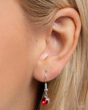 Paparazzi "Fresh Fondness" Red Necklace & Earring Set Paparazzi Jewelry