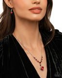 Paparazzi "Fresh Fondness" Red Necklace & Earring Set Paparazzi Jewelry
