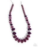 Paparazzi "Swift Shimmer" Purple Necklace & Earring Set Paparazzi Jewelry