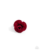 Paparazzi "Relaxed Rosette" Red Ring Paparazzi Jewelry