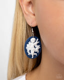Paparazzi "Vintage Verdict" Blue Earrings Paparazzi Jewelry