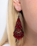 Paparazzi "Opera Stage" Red Earrings Paparazzi Jewelry