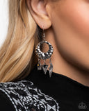 Paparazzi "Alternative Angel" Black Earrings Paparazzi Jewelry