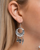 Paparazzi "Alternative Angel" Black Earrings Paparazzi Jewelry