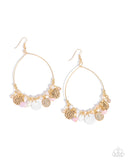 Paparazzi "Wiry Wayfarer" Pink Earrings Paparazzi Jewelry