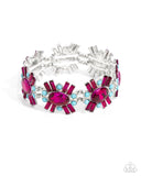 Paparazzi "Bewildering Bling" Pink Bracelet Paparazzi Jewelry