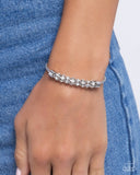 Paparazzi "Serious Sentiment" White Bracelet Paparazzi Jewelry