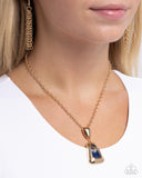 Paparazzi Pendant Promise" Blue Necklace & Earring Set Paparazzi Jewelry