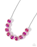 Paparazzi "Iridescent Identity" Pink Necklace & Earring Set Paparazzi Jewelry