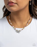 Paparazzi "Elegant Empress" Pink Necklace & Earring Set Paparazzi Jewelry