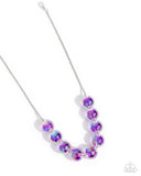 Paparazzi "Iridescent Identity" Purple Necklace & Earring Set Paparazzi Jewelry
