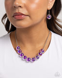 Paparazzi "Iridescent Identity" Purple Necklace & Earring Set Paparazzi Jewelry