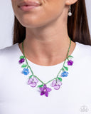Paparazzi "Gourmet Garden" Purple Necklace & Earring Set Paparazzi Jewelry