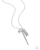 Paparazzi "Stellar Sensei" Green Necklace & Earring Set Paparazzi Jewelry