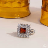 Paparazzi "Sovereign Square" Brown Ring Paparazzi Jewelry