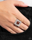 Paparazzi "Sovereign Square" Brown Ring Paparazzi Jewelry