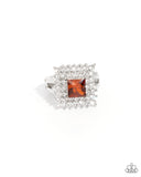 Paparazzi "Sovereign Square" Brown Ring Paparazzi Jewelry