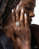 Paparazzi "Sovereign Square" Silver Ring Paparazzi Jewelry
