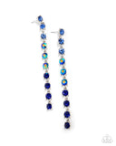 Paparazzi "Opulent Ombré" Blue Post Earrings Paparazzi Jewelry