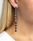 Paparazzi "Opulent Ombré" Blue Post Earrings Paparazzi Jewelry