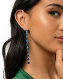 Paparazzi "Opulent Ombré" Blue Post Earrings Paparazzi Jewelry