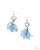 Paparazzi "Profuse Petals" Blue Earrings Paparazzi Jewelry