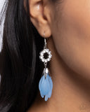 Paparazzi "Profuse Petals" Blue Earrings Paparazzi Jewelry