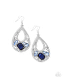 Paparazzi "Teardrop Trifecta" Blue Paparazzi Jewelry