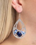 Paparazzi "Teardrop Trifecta" Blue Paparazzi Jewelry