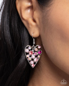 Paparazzi "Unbelievable Shimmer" Pink Earrings Paparazzi Jewelry