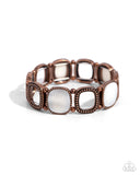 Paparazzi "Socialite Shells" Copper Bracelet Paparazzi Jewelry