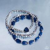 Paparazzi "Druzy Decadence" Blue Bracelet Paparazzi Jewelry