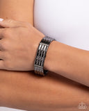 Paparazzi "Glistening Getaway" Black Bracelet Paparazzi Jewelry