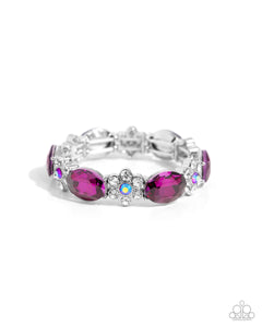 Paparazzi "Staycation Sparkle" Pink Bracelet Paparazzi Jewelry